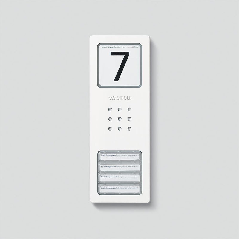Siedle&Söhne - Zubehör/Ersatzteile für Türkommunikation Gehäuse-Oberteil CA 812-4/CA 850-4 W Signalweiß