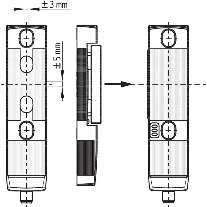 Schmersal - Positionsschalter mit Zuhaltung Sicherheitszuhaltung MZM100BST21P2PW2RE-A