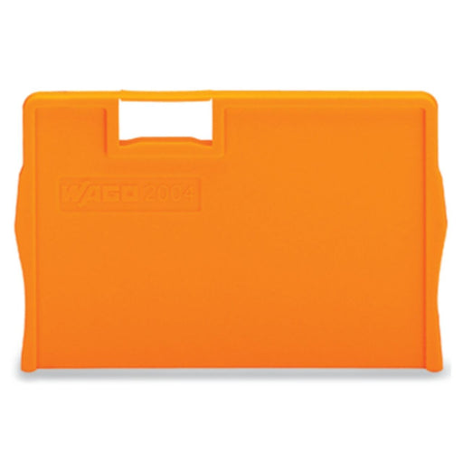 WAGO - Abschluss- und Zwischenplatte für Reihenklemme Trennplatte orange 2004-1294 Top Job S − 25 Stück