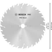Bosch - Kreissägeblatt PRO Wood Kreissägeblatt, 2608640682 315 x 3,2 x 30 mm