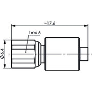 Telegärtner - Abschlusswiderstand SMC-Abschlusswiderstand 100024912 (F) 1W,34dB,2GHz