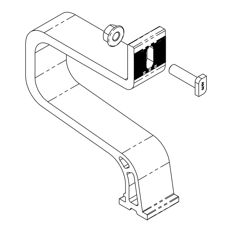 K2 - Photovoltaik-Dach-/Fassadenbefestigung Dachhaken Roof hooks 2003152 SingleBracket 1.1 − 40 Stück