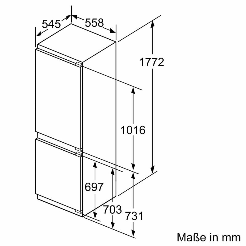 Siemens - Kühl-/Gefrierkombination EB-Kühl/Gefrierkombi KI86SADE0 IQ500