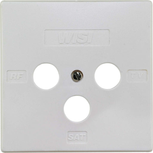 Wisi - Abdeckrahmen Abdeckung DD-Dosen, 3-Loch DW49M 85x85 mm, KDG zert. − 1 Stück by Wisi
