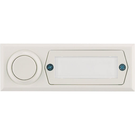 Grothe - Klingeldrücker Klingeltaster AP 1fach ETA 2121A 32x90x18mm, ws