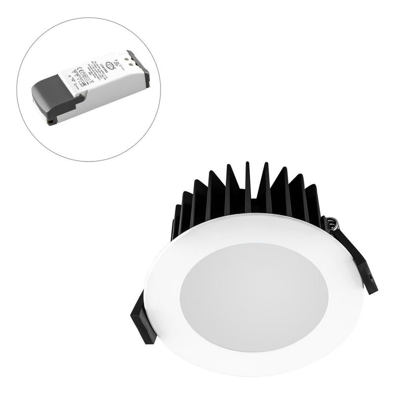 EVN Lichttechnik - Downlight/Strahler/Flutlicht LED-Deckeneinbauleuchte L44100140 ws 4000K 350mA IP44