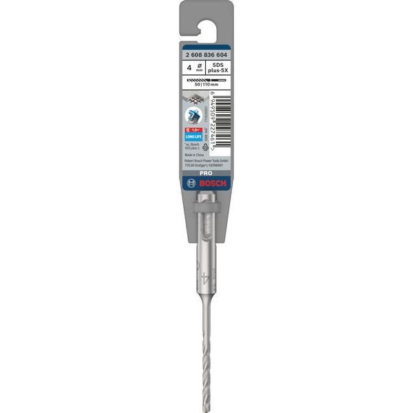 Bosch - Bohrer PRO SDS plus-5X 2608836604 Hammerbohrer 4 x 50