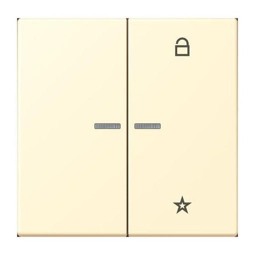 Jung - Bedienelement intelligent eNet Taster Universal 1f. FM LC 1701 201 blanc (32001)