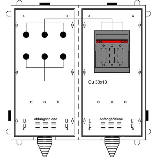 Striebel&John - Zähler-Komplettschrank Wandlerschrank KS4034 L305S