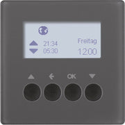 Berker - Jalousiesteuerung Jalousie-Schaltuhr 85741126 anthrazit samt