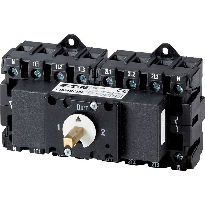 Eaton - Lasttrennschalter Umschalter QM 40A QM40/3N 2x3-polig+N 6mm