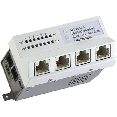 Microsens - Netzwerk Switch Installations-Switch MS450186PM-48G6+ 6-Port Gigabit Ether
