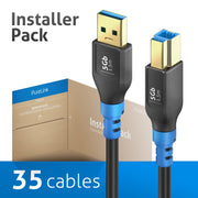 PureLink - PC-Kabel USB-A>B Kabel 1,5m FI-U300-015-PCK FlexInstall,VE 20Stk