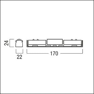 Zumtobel Group - Elektrisches Zubehör/Ersatzteile für Leuchten Verbinder (elektrisch) SUP2 TRACK #22169695 schwarz