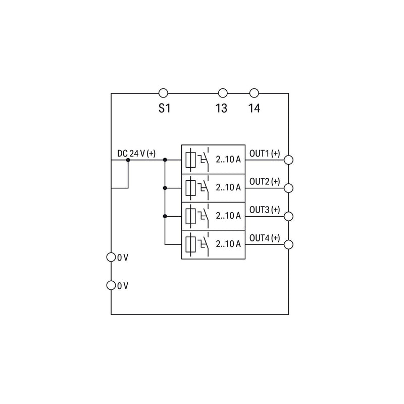 WAGO - Stromüberwachungsgerät Elektron. Schutzschalter 787-1664/000-054 DC 24 V