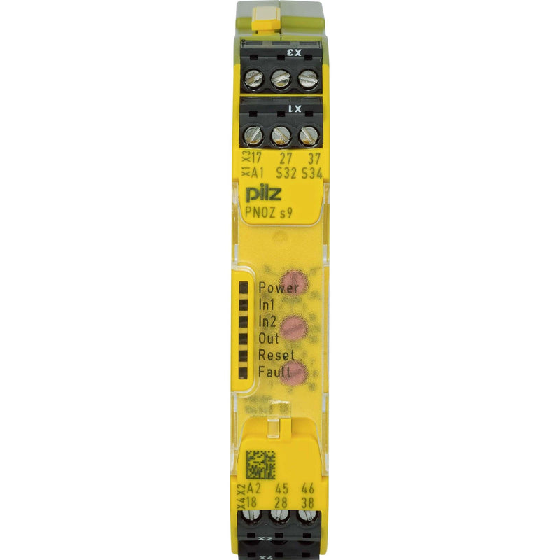 Pilz - Gerät zur Überwachung von sicherheitsgerichteten Stromkreisen Kontaktblock PNOZ s9 #750109 24VDC 3n/o t 1n/c t