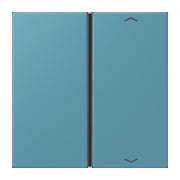 Jung - Abdeckung/Bedienelement für Installationsschalterprogramme Taste 1fach m. Pfeilsymb. LC 401 TSAP 212 ceruleen vif