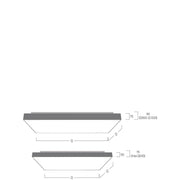 Lightnet - Decken-/Wandleuchte LED-Anbauleuchte CX2AEL-840M-Q630 4000K, d/i