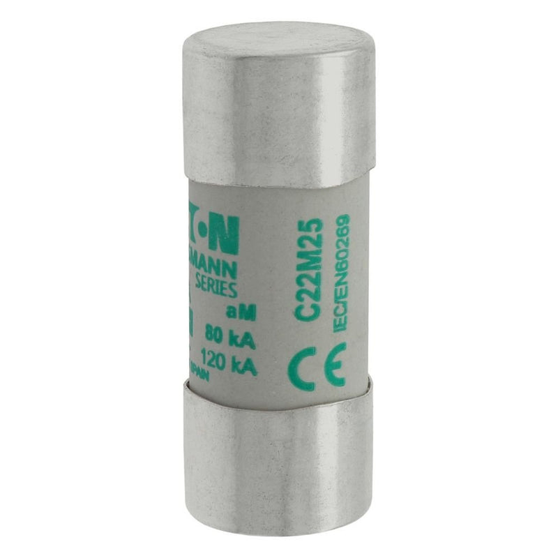 Eaton - Zylindrische Sicherung Sicherungseinsatz Nieders. CYLINDRICA#C22M25 25A AC 690V 80kA − 10 Stück