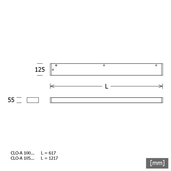 LTS Licht&Leuchten - Decken-/Wandleuchte LED-Deckenleuchte CLOA100.0617.830DAsi 830, DALI, si