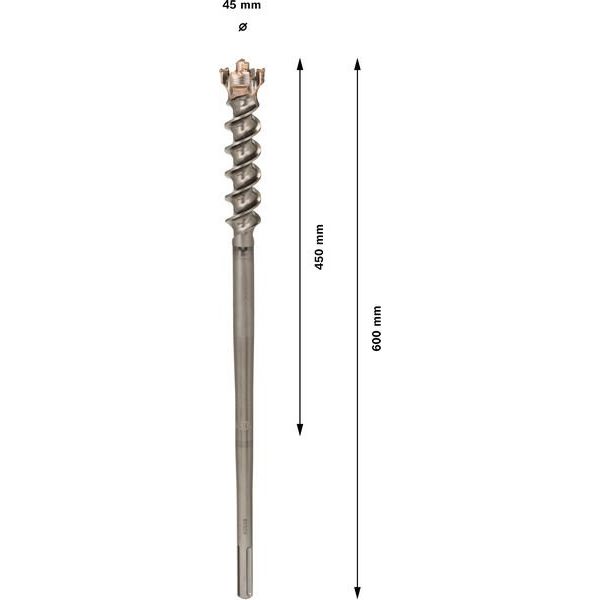 Bosch - Bohrer PRO SDS max-9 Break 1618596455 Through Bohrer 45 x