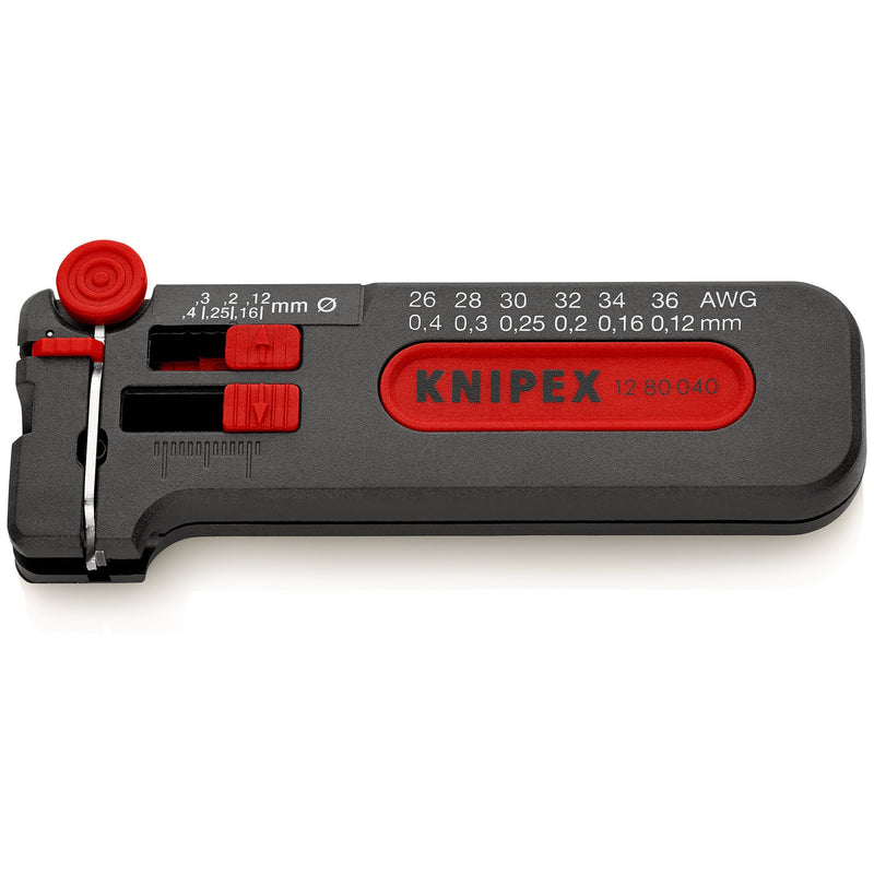 Knipex - Abisolier-/Abmantelwerkzeug Mini-Abisolierer 12 80 040 SB 100mm