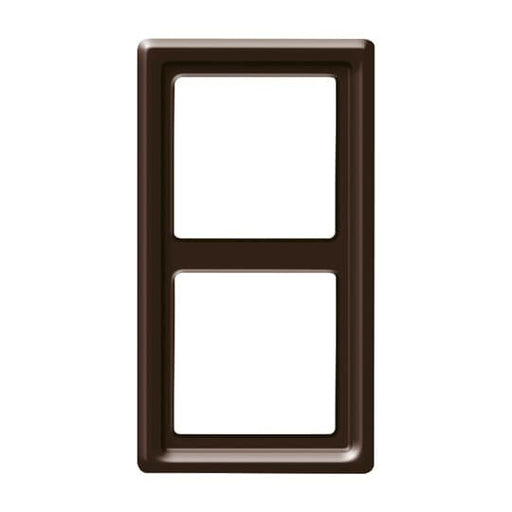 Busch-Jaeger - Abdeckrahmen Rahmen 2-fach 2102-31 braun, UP, Allwetter − 1 Stück by Busch-Jaeger
