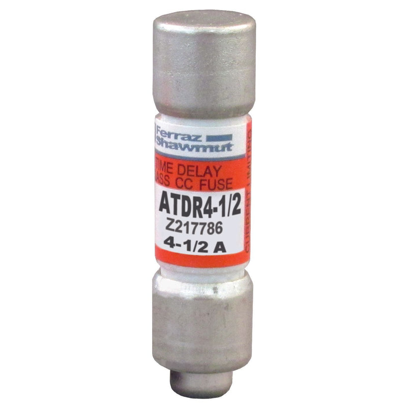 Mersen - Zylindrische Sicherung Sicherungseinsatz Class CC ATDR4-1/2 T 10x38 4,5A − 10 Stück