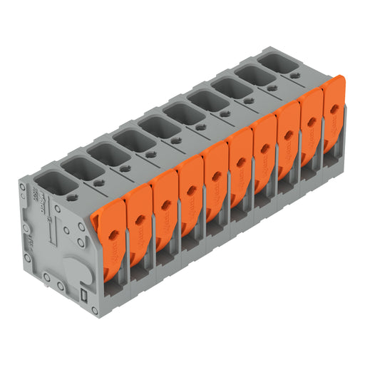 WAGO - Leiterplattenklemme Hebel 2606-3110/020-000 6mm²,grau − 25 Stück
