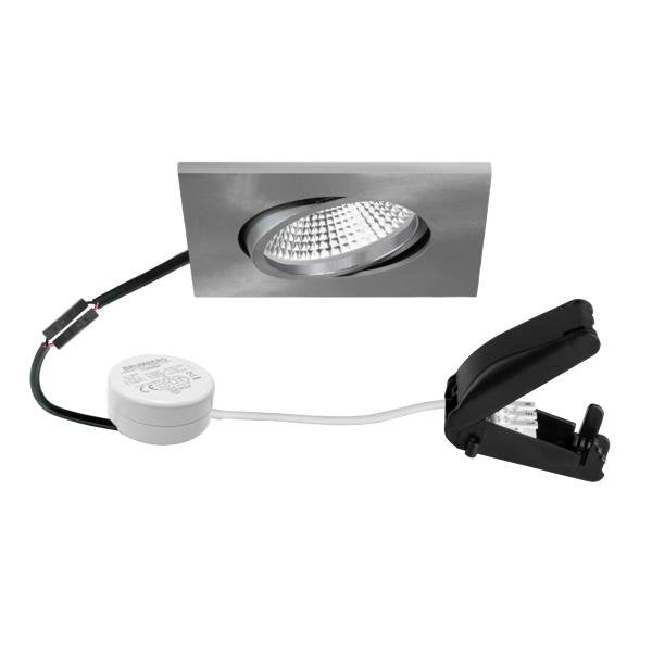 Brumberg Leuchten - Downlight/Strahler/Flutlicht LED-Einbaustrahler 230V 40488153AB 3000K, nickel