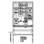 GSAB Elektrotechnik - Zähler-Komplettschrank Wandlermessung m.NA-Schutz 04.W400.AR-01 3pol.N-energie 400A