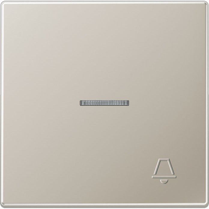 Jung - Abdeckung/Bedienelement für Installationsschalterprogramme Wippe geprägtes Symbol ES 2990 KO5 KP Klingel edelstahl