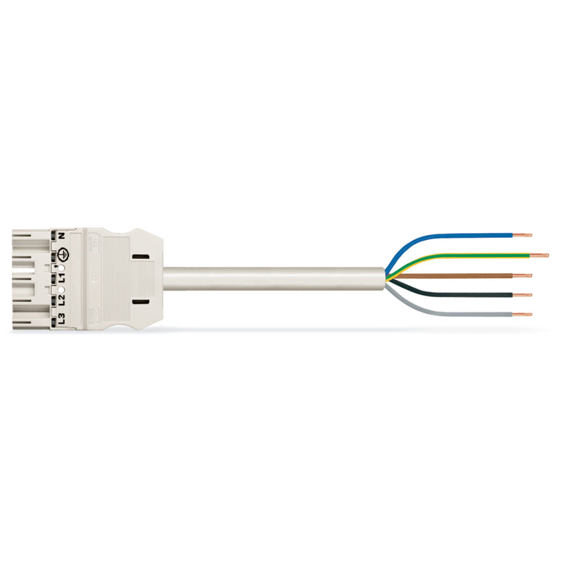 WAGO - Konfektionierte Leitung für steckbare Gebäudeinstallation konfekt. Anschlussleitung 771-9995/216-502 Eca,Stecker