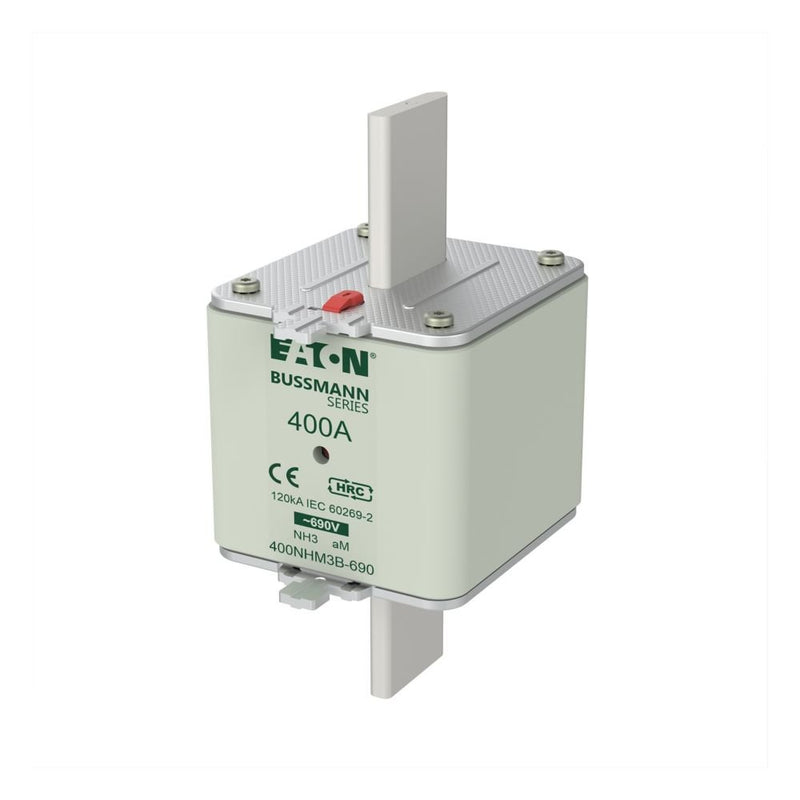 Eaton - Messersicherung Sicherungseinsatz Nieders. 400NHM3B-690 400A AC 690V 120kA − 3 Stück