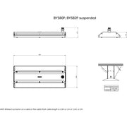 Philips Lighting - Hallen-Reflektorleuchte LED-Hallenleuchte BY580P 170 #58910000 4000K, DIA