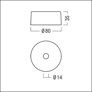 Zumtobel Group - Mechanisches Zubehör/Ersatzteile für Leuchten Seilabhängung SLOIN slim #22172718 inkl. Baldachin