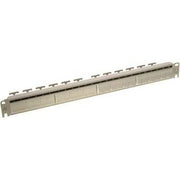 Aginode - Patchpanel Kupfer Patch-Panel Festeinbau sw N521.661BK leer m.Clip-On f.24P