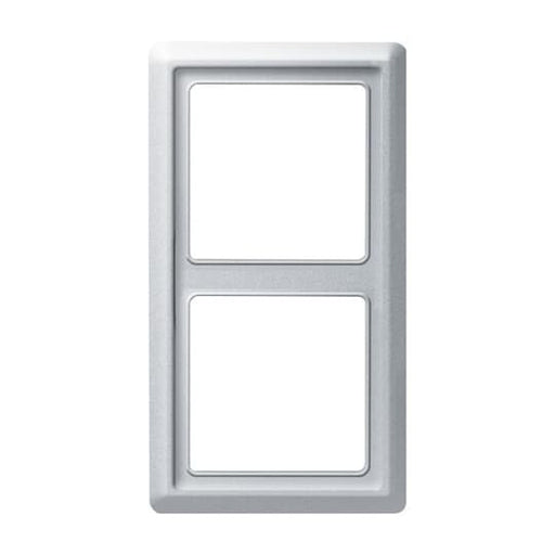 Busch-Jaeger - Abdeckrahmen Rahmen 2-fach 2102-33 alusi, UP, Allwetter − 1 Stück by Busch-Jaeger
