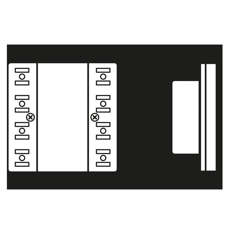 Jung - Bussystem-Mehrfach Bediengerät KNX Komp.-Raumcontr.-Modul LS 5292 D1 ST 2fach − 1 Stück