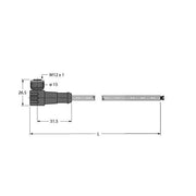 Turck - Konfektioniertes Sensor-Aktor-Kabel RFID-Leitung WK4.5T-10/S2503 Economy − 1 Stück