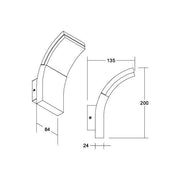 Brumberg Leuchten - Decken-/Wandleuchte LED-Anbauleuchte 65113103 3000K,graphit,o.Sens