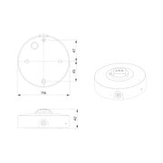 BEG Brück Electronic - Bewegungsmelder/Präsenzmelder komplett Hochfrequenzmelder HF-MD2-AP