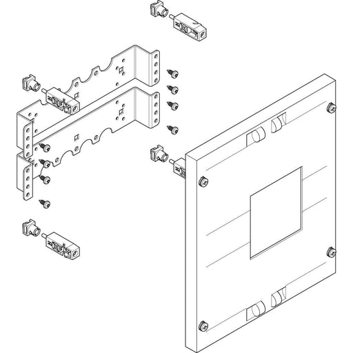 ABN - Verteilerfeld für Installationsverteiler ESPRO-Modul MF12230 flach BxH:250x300mm