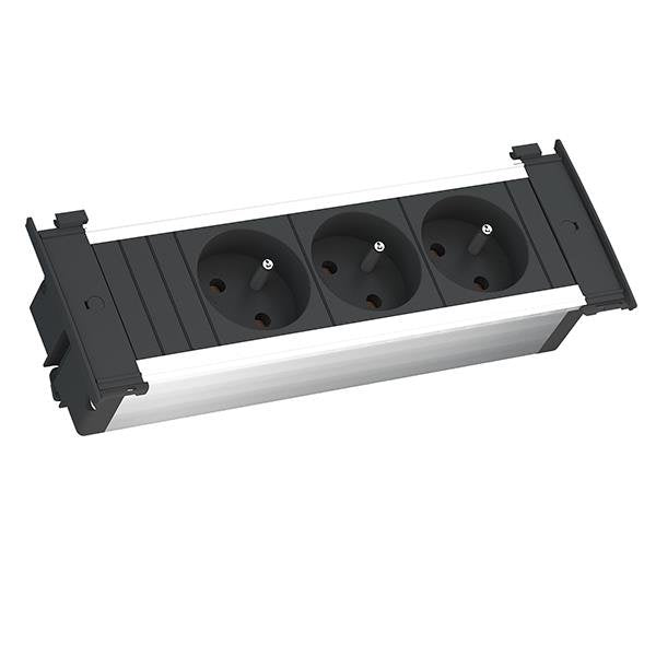 Bachmann - Mehrfachsteckdose KAPSA Steckdosenleiste 927.003 3xUTE sw Strom 2,0m