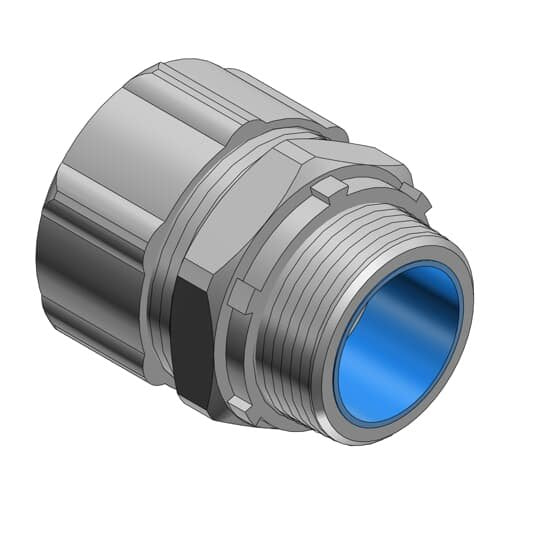 ABB Stotz S&J T&B - Metall-Schutzschlauch-Verschraubung Verschraubung NPT 1Z 5334-TB f.Metallschutzschl. − 100 Stück