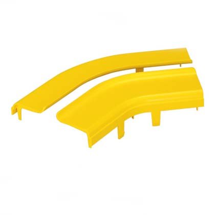 Panduit - Deckel für Kabeltragsystem Abdeckung horiz. 45 Grad FRH45SC4LYL 100mm x 100mm
