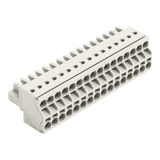 WAGO - Kabelsteckverbinder für Leiterplattensteckverbinder 2-Leiter-Federleiste 721-2116/026-000 CAGECLAMP,2,5mm²,lgr − 25 Stück