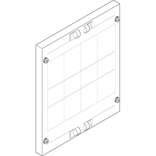 ABN - Abdeckung für Verteilerfeld Abdeckplatte FAP12709N5 (VE5) 250x300mm 1FB/2RE_NH