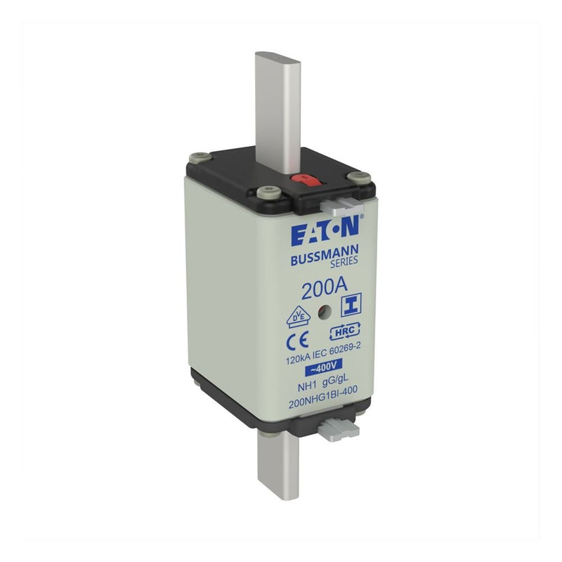 Eaton - Messersicherung Sicherungseinsatz Nieders. 200NHG1BI-400 200A AC 400V 120kA − 3 Stück