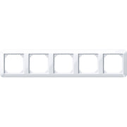 Merten - Abdeckrahmen Rahmen 5f.aws/gl 389525 waage/senkrecht